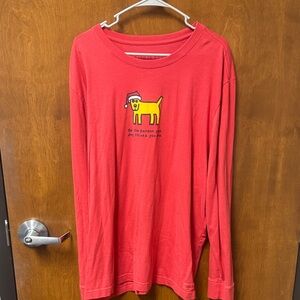 Life is Good Christmas Long Sleeve Shirt